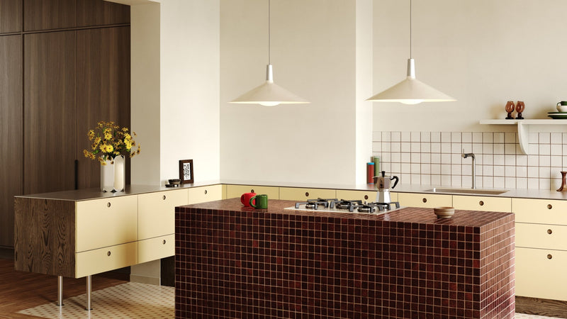 Bower Pendant - Large - Tala - Ceiling Lights - Yellow - Oval II - HORNE