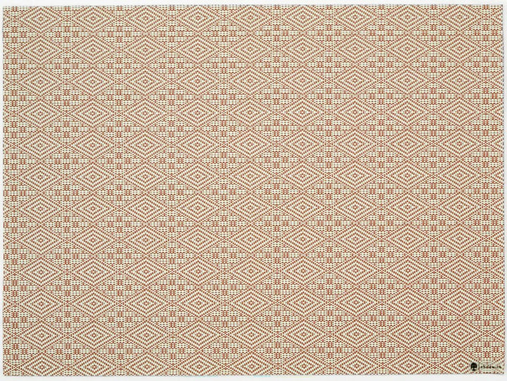 Boxwood Rectangle Placemat - Set of 4 - Chilewich - Kitchen + Table Linens - Burnt Coral - HORNE