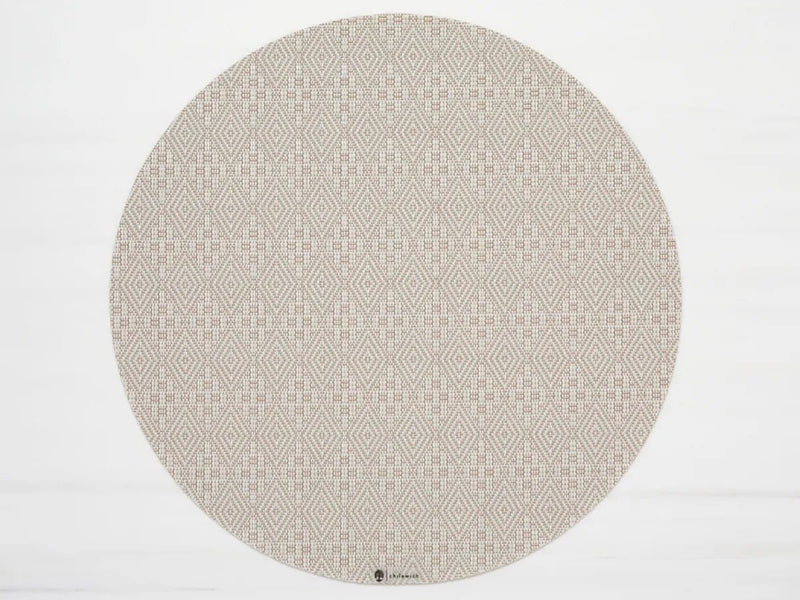 Boxwood Round Placemat - Set of 4 - Chilewich - Kitchen + Table Linens - Abalone - HORNE