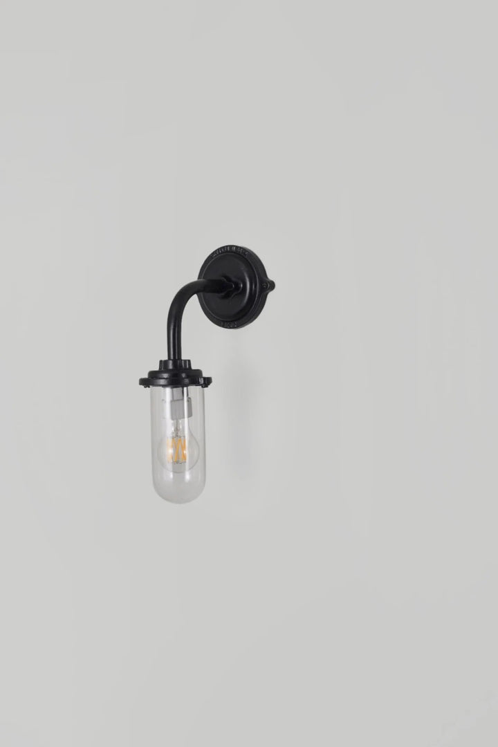 Bracket Light - 60W - Davey Lighting Outdoor Lights - Black - Clear - HORNE