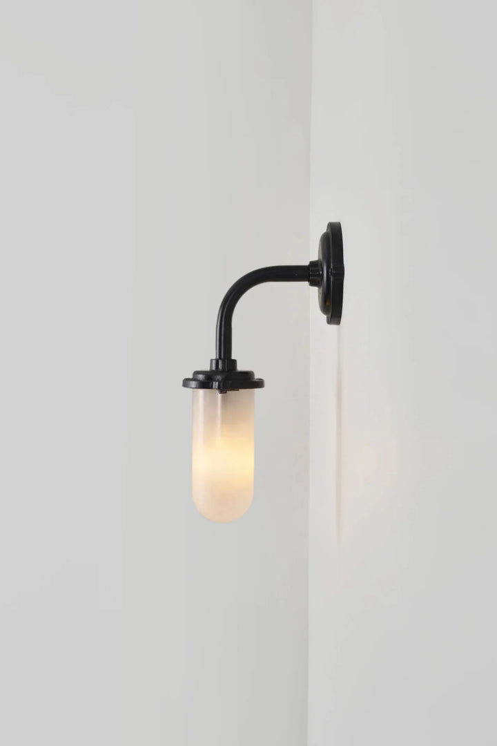 Bracket Light - 60W - Davey Lighting Outdoor Lights - Black - Frosted - HORNE