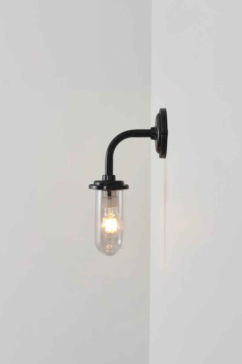 Bracket Light - 60W - Davey Lighting Outdoor Lights - Galvanised Silver - Frosted - HORNE