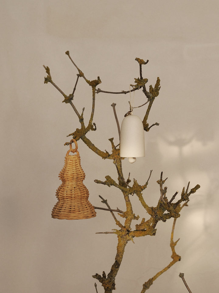 Braided Bell Baubles - Set of 2 - Ferm Living - Art + Objects - HORNE
