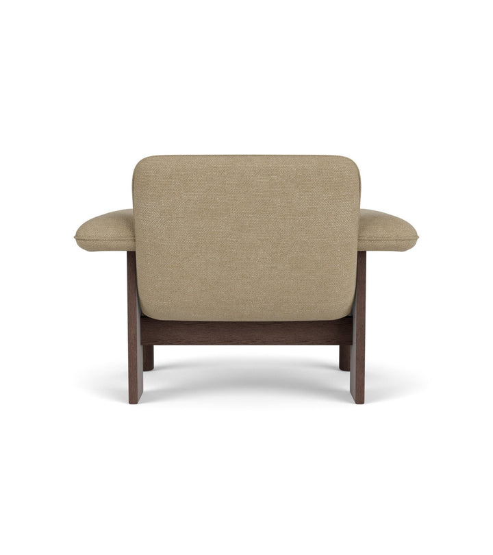 Brasilia Lounge Chair, Low Back - Textile - Audo Copenhagen - Chairs - Walnut - Roseau - HORNE