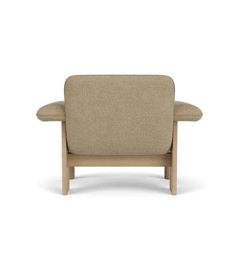 Brasilia Lounge Chair - Low Back - Textile - Audo Copenhagen Chairs - Natural Oak - Audo Bouclé 02 - HORNE