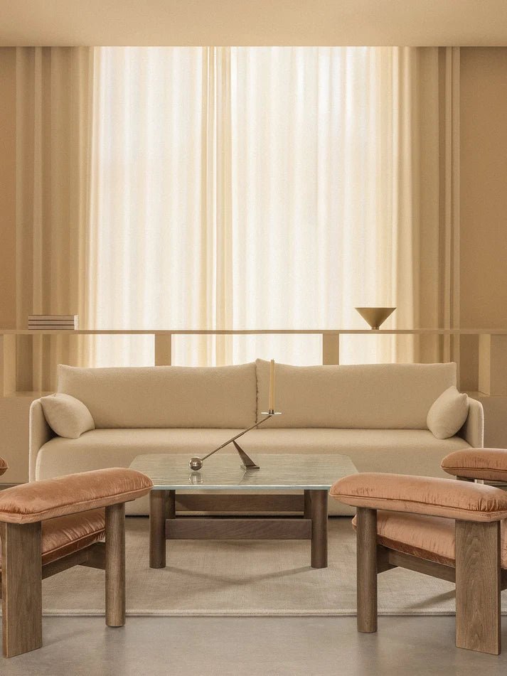 Brasilia Lounge Table - Audo Copenhagen - Tables + Desks - Walnut - HORNE