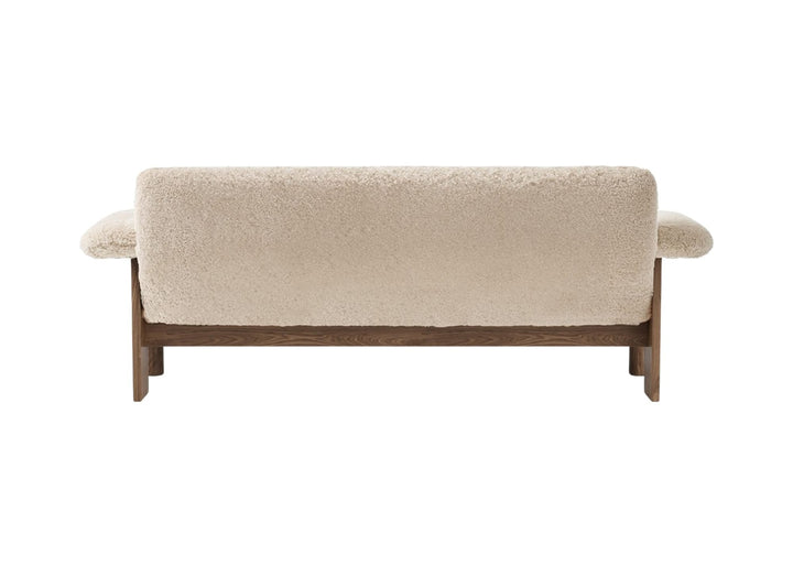 Brasilia Sofa - Sheepskin - Audo Copenhagen - Sofas - Walnut - Nature - HORNE