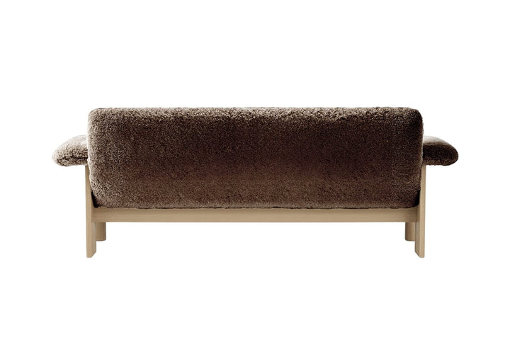 Brasilia Sofa - Sheepskin - Audo Copenhagen - Sofas - Walnut - Nature - HORNE
