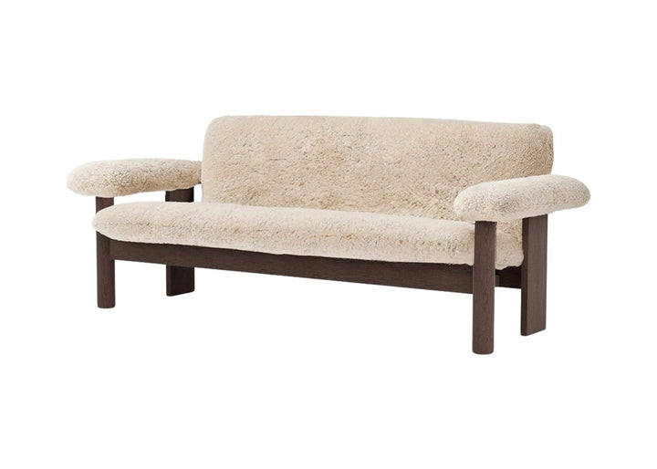 Brasilia Sofa - Sheepskin - Audo Copenhagen - Sofas - Dark Stained Oak - Nature - HORNE