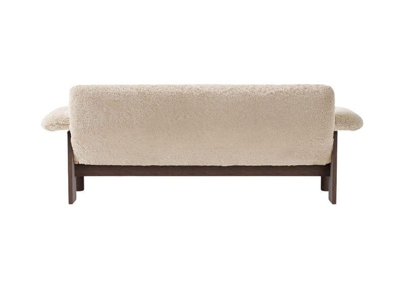Brasilia Sofa - Sheepskin - Audo Copenhagen - Sofas - Natural Oak - Sahara - HORNE