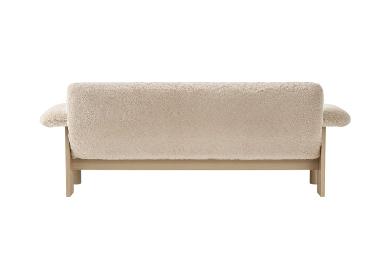 Brasilia Sofa - Sheepskin - Audo Copenhagen - Sofas - Natural Oak - Sahara - HORNE