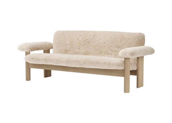 Brasilia Sofa - Sheepskin - Audo Copenhagen - Sofas - Natural Oak - Nature - HORNE