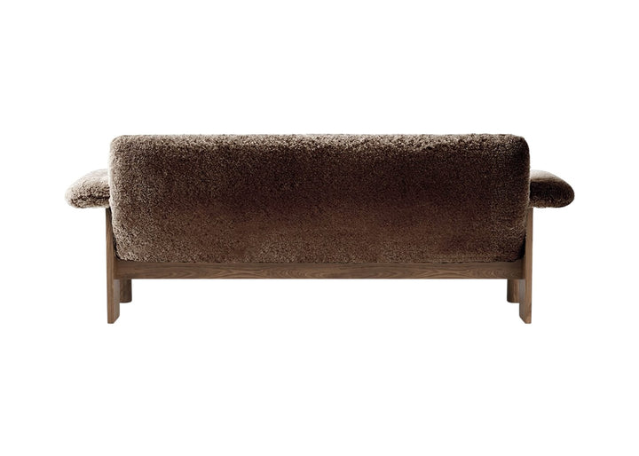 Brasilia Sofa - Sheepskin - Audo Copenhagen - Sofas - Walnut - Nature - HORNE
