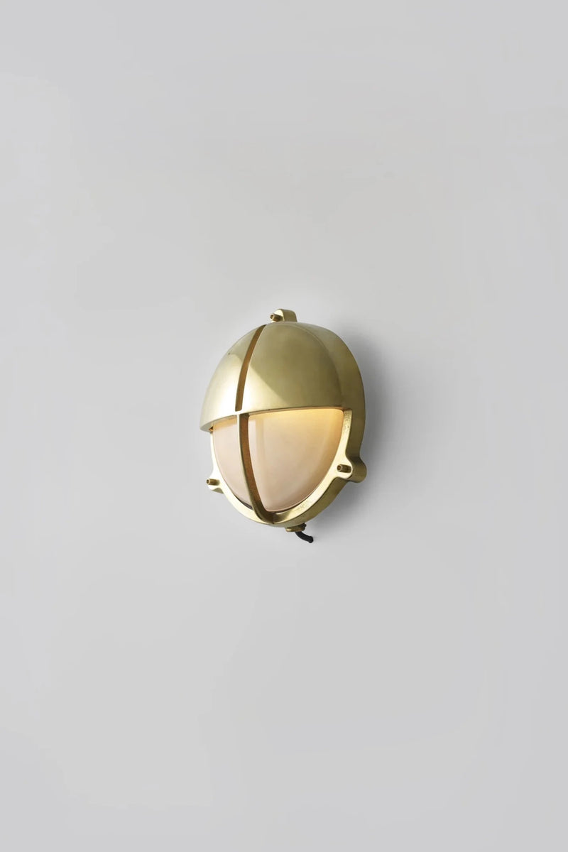 Brass Bulkhead 7427 - Davey Lighting Outdoor Lights - Natural Brass - HORNE