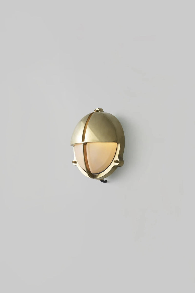 Brass Bulkhead 7428 - Davey Lighting Outdoor Lights - Natural Brass - HORNE