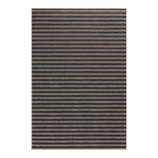 Breton Stripe Shag Rug in Coast