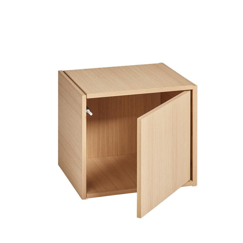 Bricks Cubes - Woud - Shelving - Door Left - Oak - HORNE
