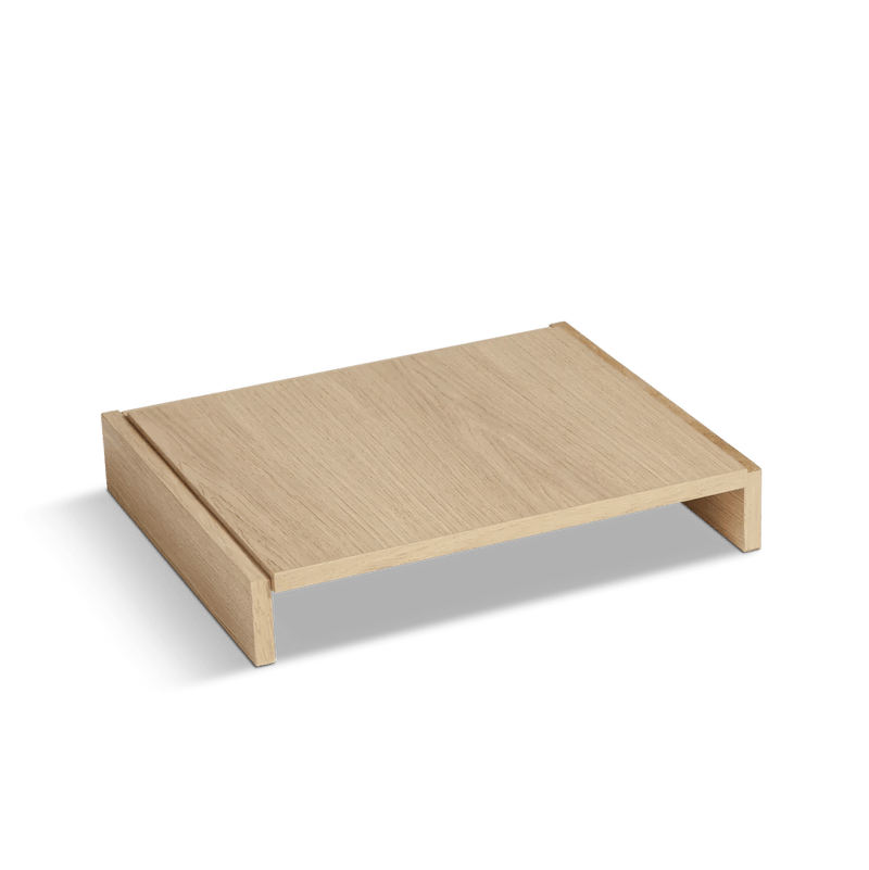 Bricks Floor Base - Woud Shelving - White - HORNE