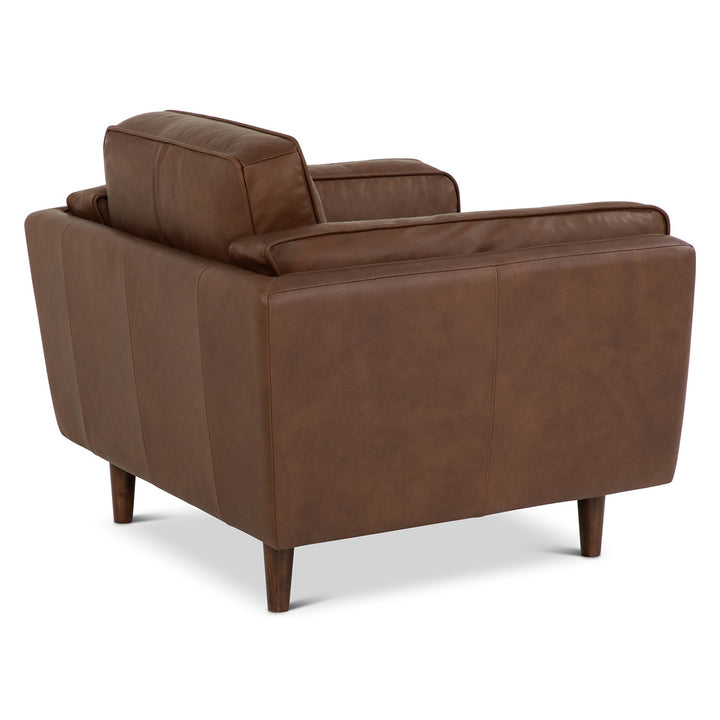 Brooklyn Club Chair - Urbia Sofas - Dark Brown - HORNE