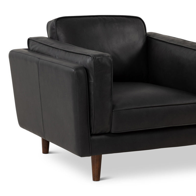 Brooklyn Club Chair - Urbia Sofas - Black - HORNE