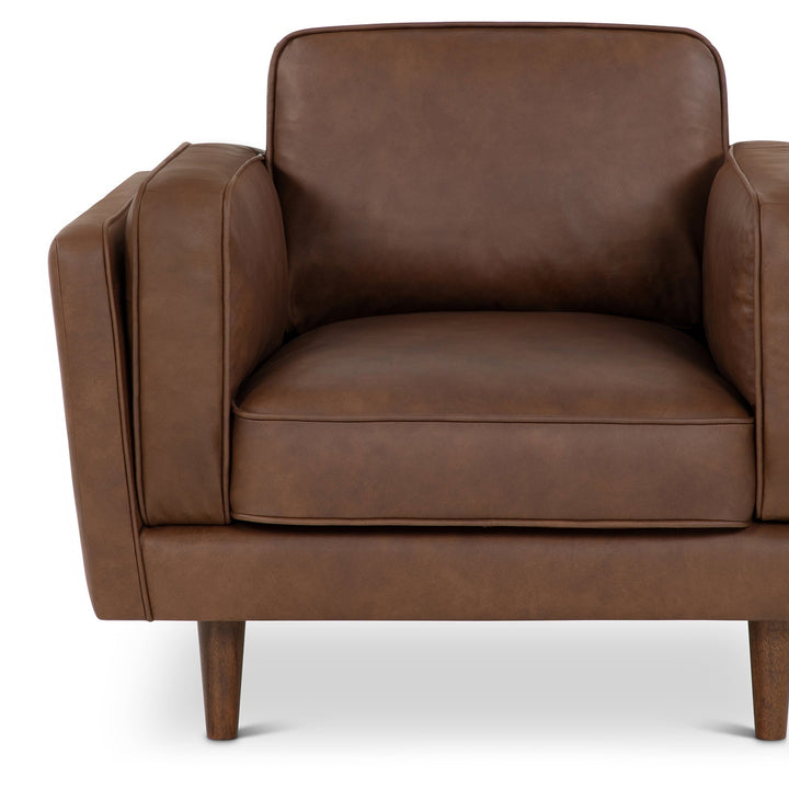 Brooklyn Club Chair - Urbia Sofas - Dark Brown - HORNE