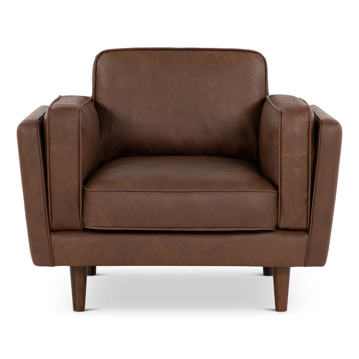 Brooklyn Club Chair - Urbia Sofas - Dark Brown - HORNE