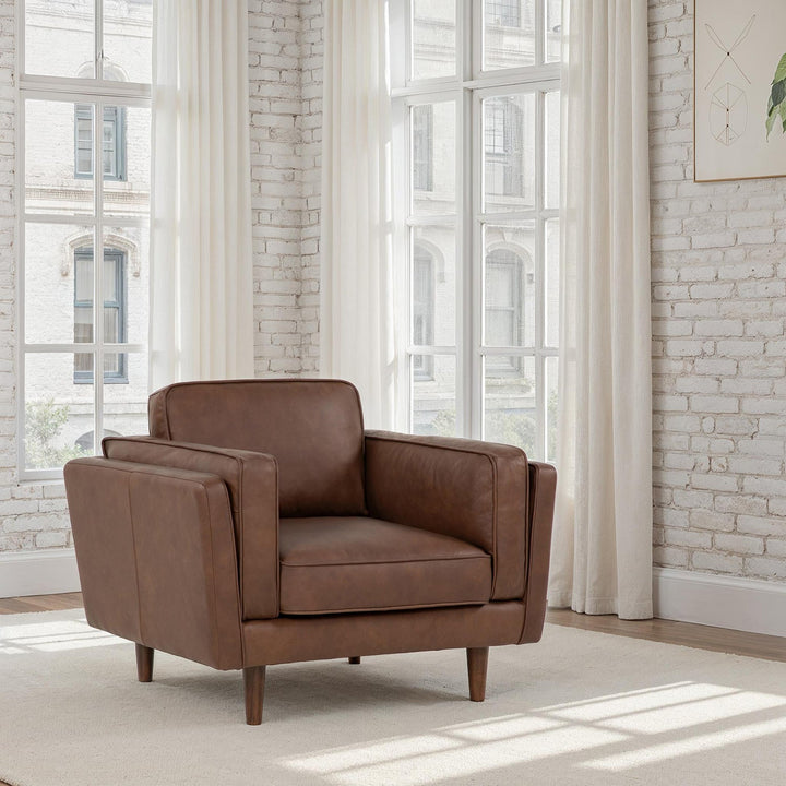 Brooklyn Club Chair - Urbia Sofas - Dark Brown - HORNE
