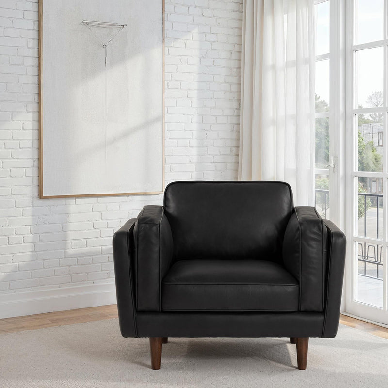 Brooklyn Club Chair - Urbia Sofas - Black - HORNE