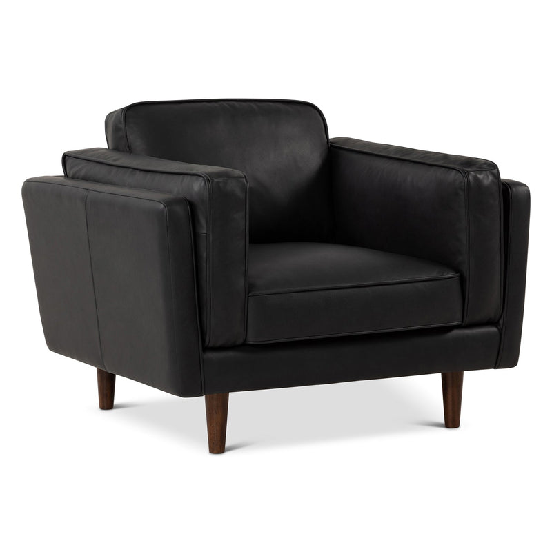 Brooklyn Club Chair - Urbia Sofas - Black - HORNE