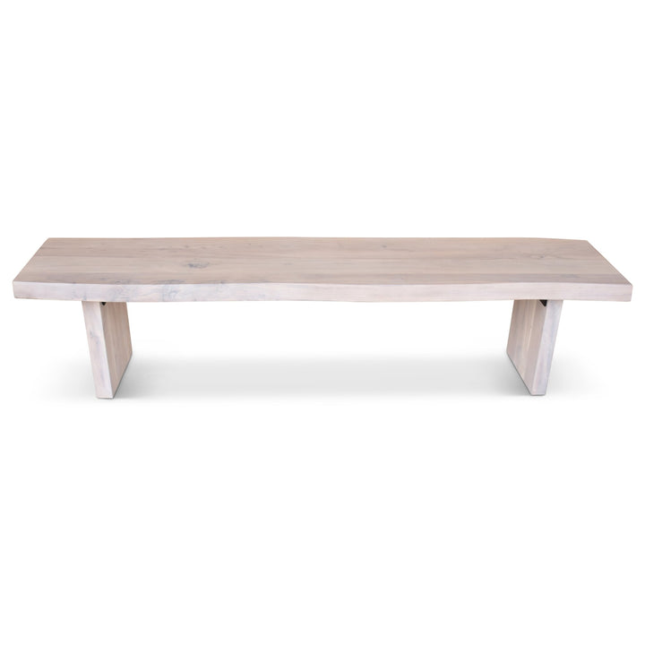 Brooks Bench - 78" - Urbia Stools + Benches + Ottomans - White Wash - HORNE