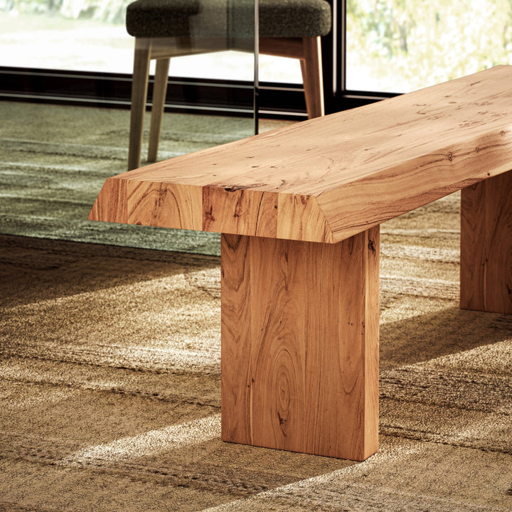 Brooks Bench - 78" - Urbia Stools + Benches + Ottomans - White Wash - HORNE