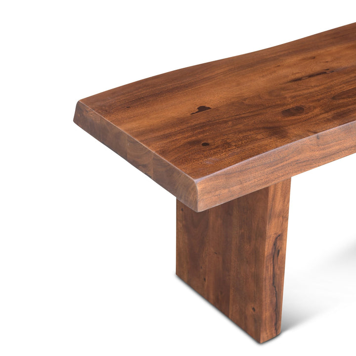 Brooks Bench - 78" - Urbia Stools + Benches + Ottomans - White Wash - HORNE