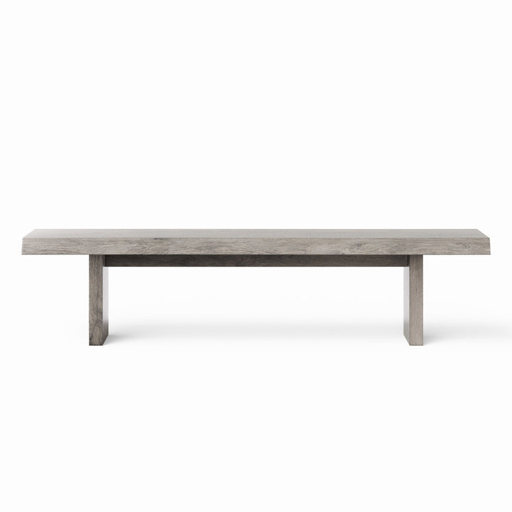 Brooks Bench - 78" - Urbia Stools + Benches + Ottomans - White Wash - HORNE