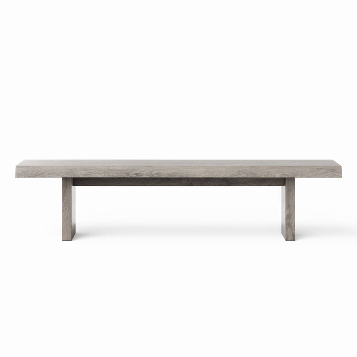 Brooks Bench - 78" - Urbia Stools + Benches + Ottomans - White Wash - HORNE