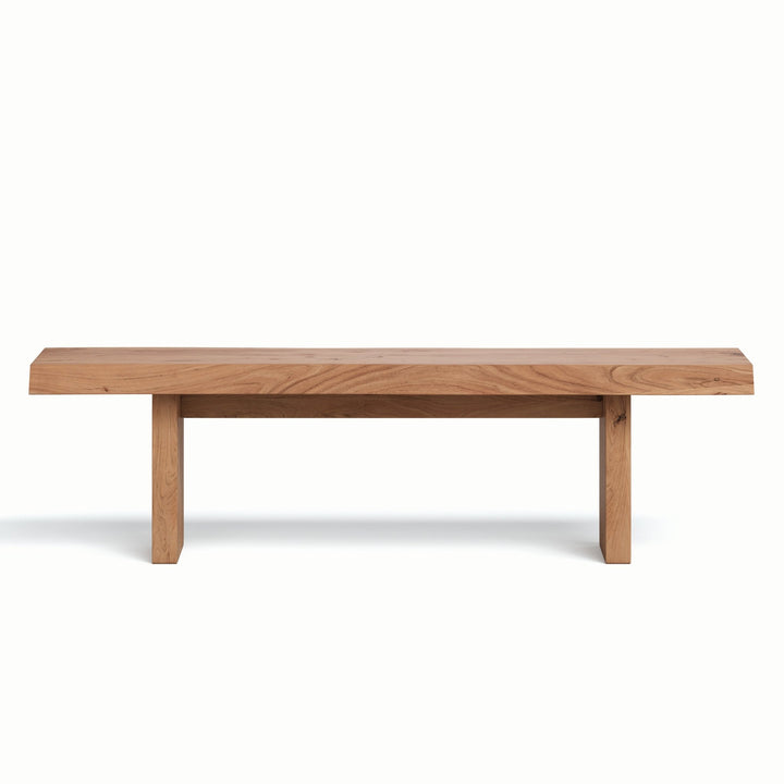 Brooks Bench - 78" - Urbia Stools + Benches + Ottomans - White Wash - HORNE