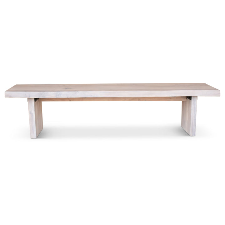 Brooks Bench - 78" - Urbia Stools + Benches + Ottomans - White Wash - HORNE