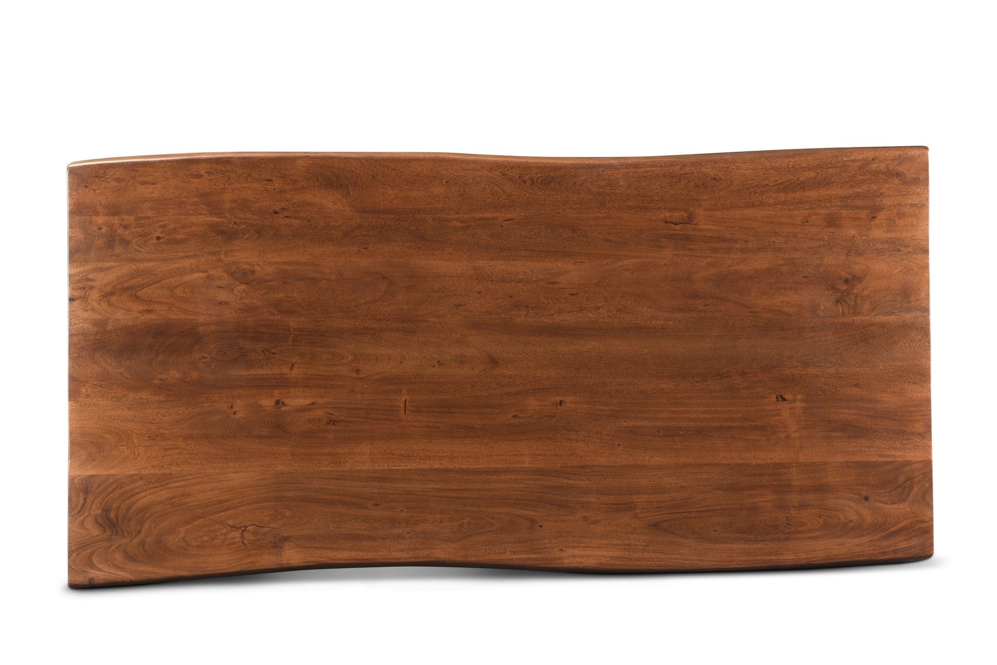 Dark brown Americano natural edge dining table top