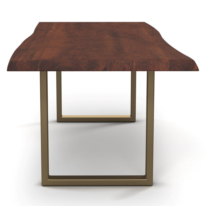 Brooks Dining Table - U Base - Urbia Tables - White Wash - Pewter - Small - HORNE