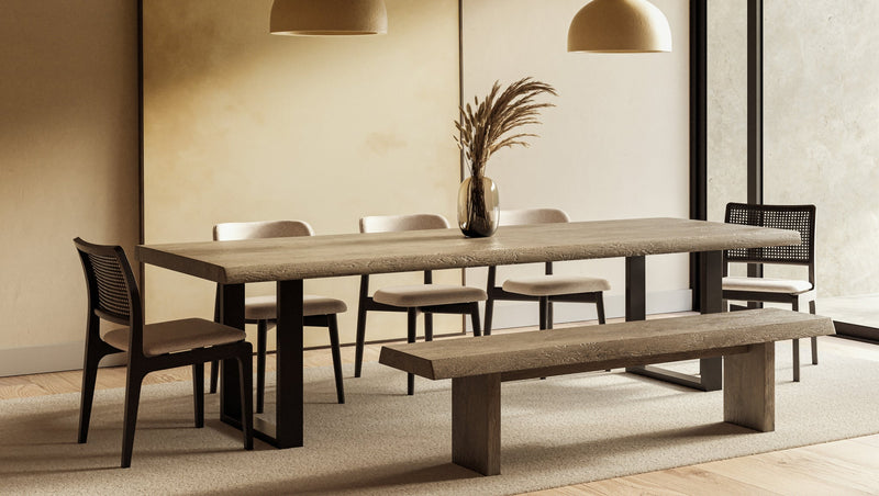 Brooks Dining Table - U Base - Urbia Tables - Americano - Black - Small - HORNE