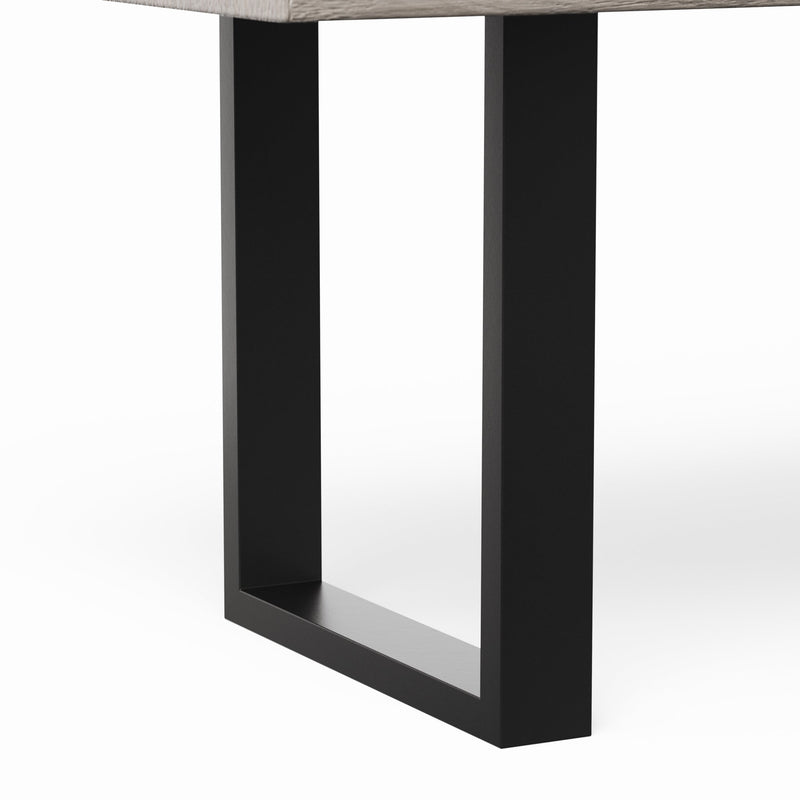 Brooks Dining Table - U Base - Urbia Tables - Americano - Black - Small - HORNE