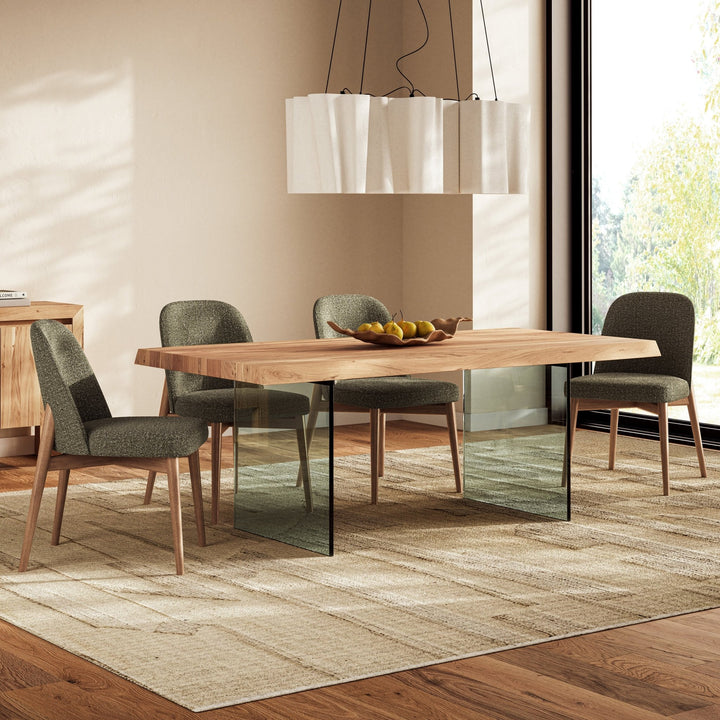 Brooks Dining Table - Urbia Tables - White Wash Clear - Small - HORNE