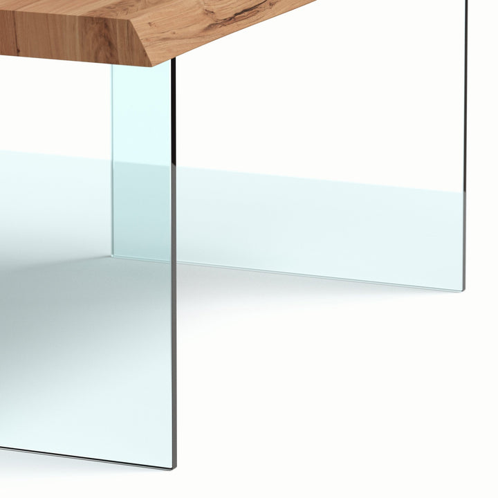 Brooks Dining Table - Urbia Tables - White Wash Clear - Small - HORNE