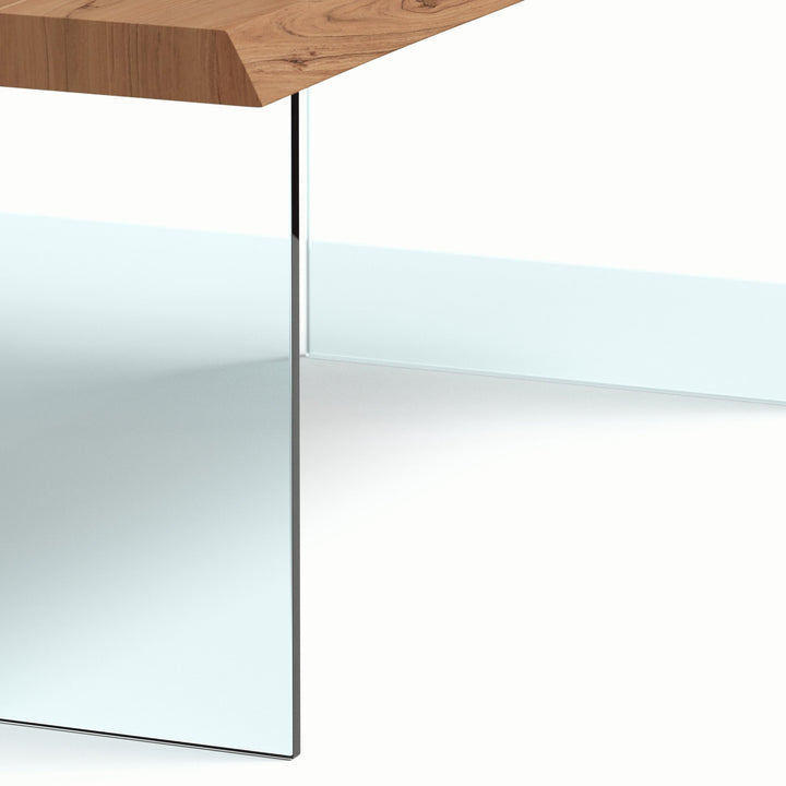 Brooks Dining Table - Urbia Tables - White Wash Clear - Small - HORNE