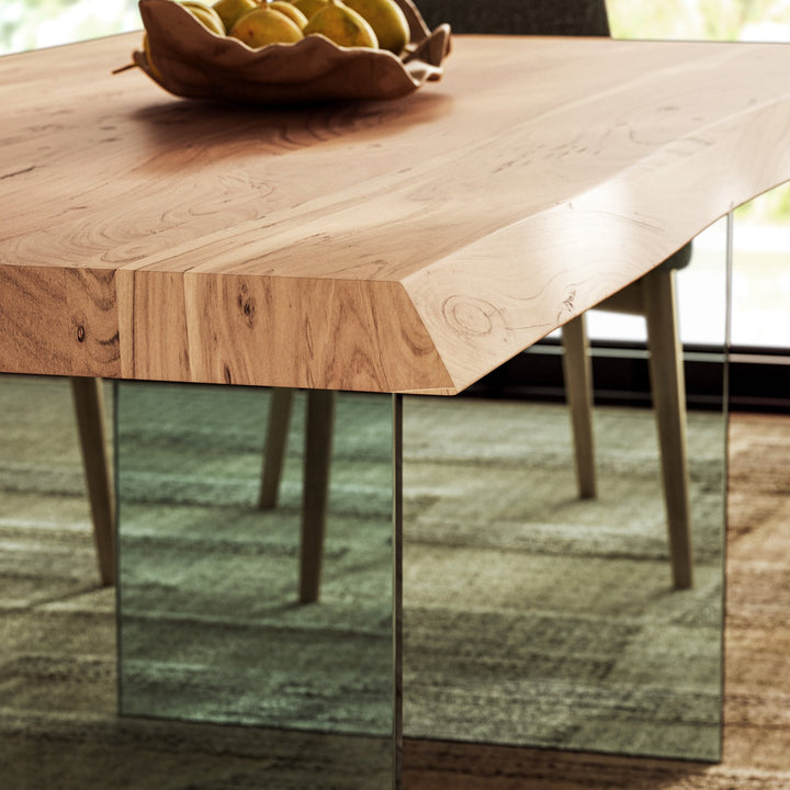 Brooks Dining Table - Urbia Tables - White Wash Clear - Small - HORNE