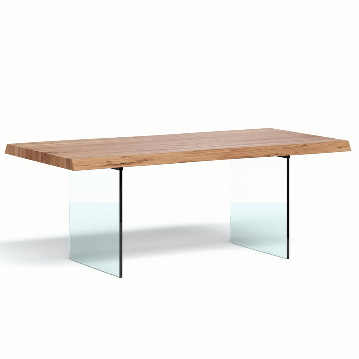 Brooks Dining Table - Urbia Tables - White Wash Clear - Small - HORNE