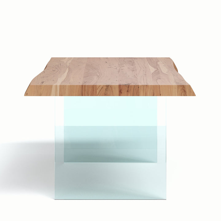 Brooks Dining Table - Urbia Tables - White Wash Clear - Small - HORNE