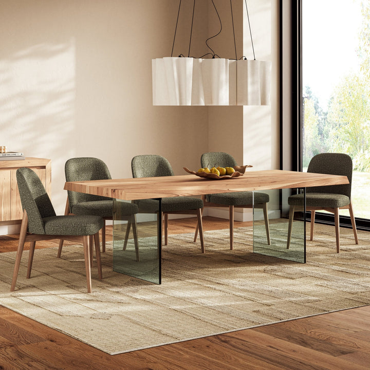 Brooks Dining Table - Urbia Tables - White Wash Clear - Small - HORNE