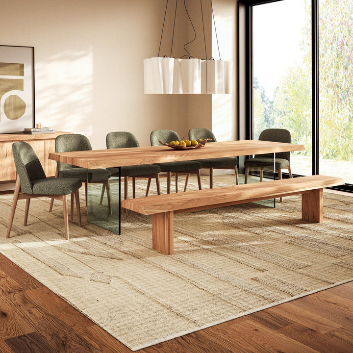 Brooks Dining Table - Urbia Tables - White Wash Clear - Small - HORNE
