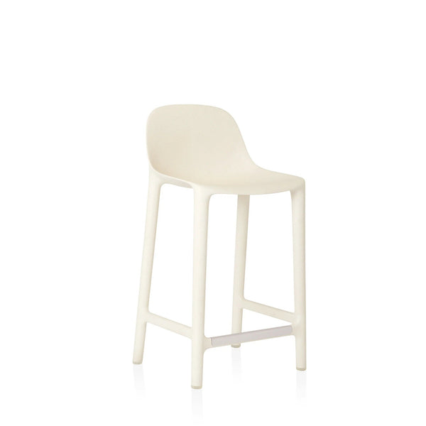 Broom 24 Counter Stool - Emeco Stools + Benches + Ottomans - White - HORNE