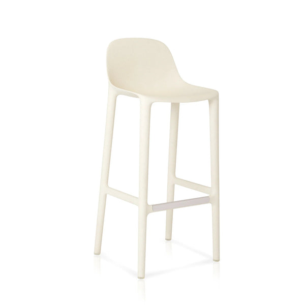 Broom 30 Barstool - Emeco Stools + Benches + Ottomans - White - HORNE